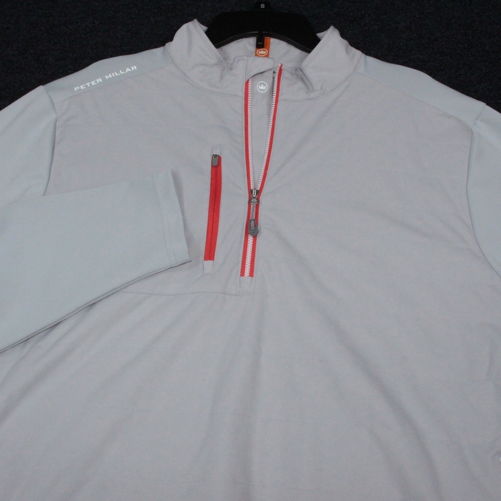 Peter Millar 1/4 Zip Mens XL Hyperlight Weld Hybrid Pullover Golf Performance